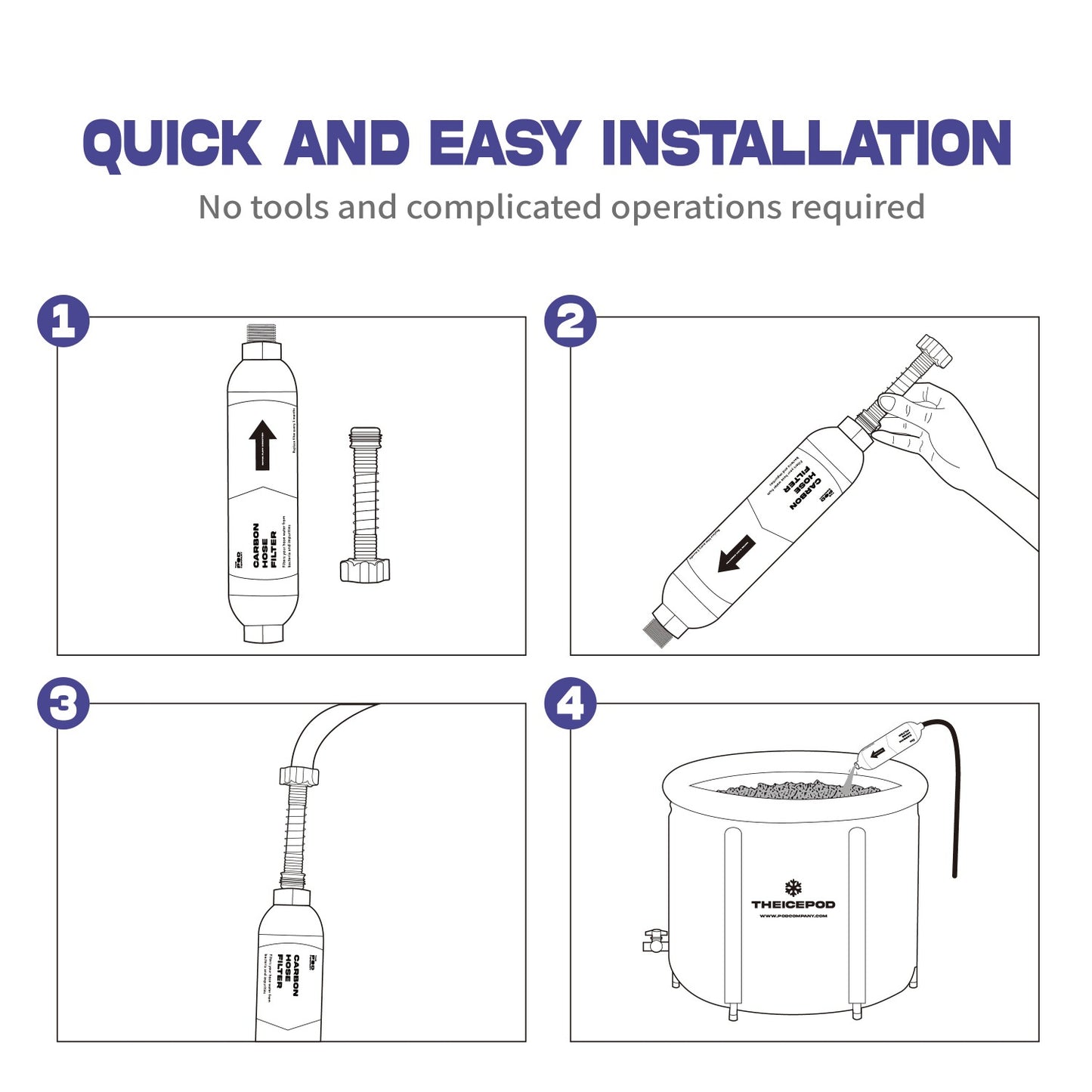 Carbon Hose Filter